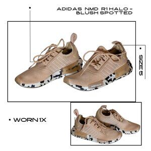 adidas NMD R1 Halo Blush Spotted Pink Size 5